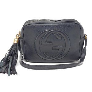 Gucci Soho Disco Small Camera Black Crossbody Bag